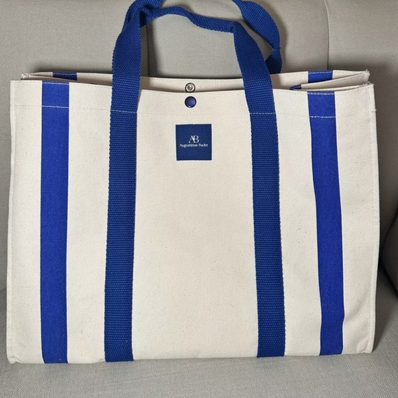 Augustinus Bader Beach Summer Tote Canvas Beige - Picture 2 of 6